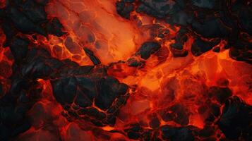 Floor is a lava HD texture background Highly Detailed AI Generative photo