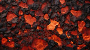 Floor is a lava HD texture background Highly Detailed AI Generative photo