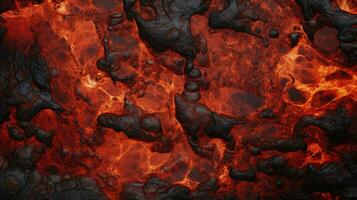 Floor is a lava HD texture background Highly Detailed AI Generative photo