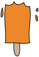 Ice cream cartoon doodle. png