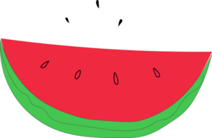 vattenmelon tecknad serie klotter. png