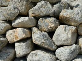 background a lot of small stones, ai generative photo