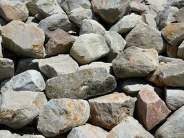 background a lot of small stones, ai generative photo