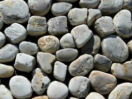 antecedentes un lote de pequeño piedras, ai generativo foto