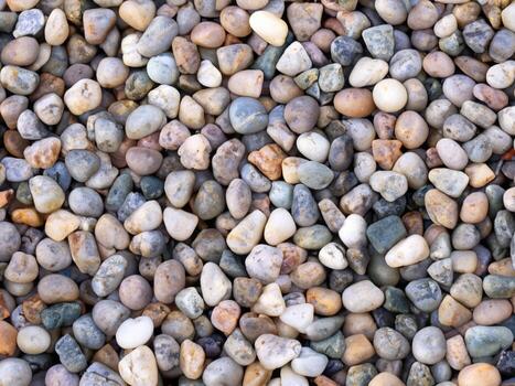 background a lot of small stones, ai generative photo