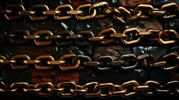 Chain texture background photo