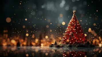 Christmas tree background photo