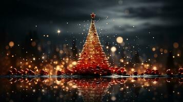 Christmas tree background photo