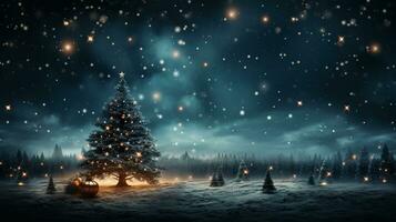 Christmas tree background photo