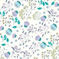 Abstract flower pattern background. Vector illustration.