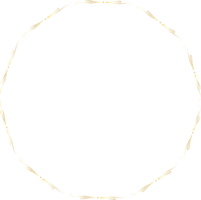 Dividers round gold frames png