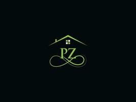 Building Pz Luxury Logo, Real Estate PZ Logo Icon Vector For You Business