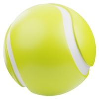 tennis boll 3d illustration för infografik, webb, app, etc png