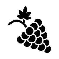 Grapes Vector Glyph Icon For Personal And Commercial Use.
