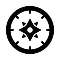 Compass Vector Glyph Icon For Personal And Commercial Use.