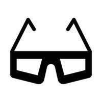 gafas de protección vector glifo icono para personal y comercial usar.