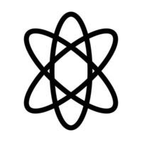 Atom Vector Glyph Icon For Personal And Commercial Use.