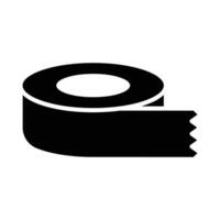 Tape Vector Glyph Icon For Personal And Commercial Use.