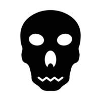 Skull Vector Glyph Icon For Personal And Commercial Use.