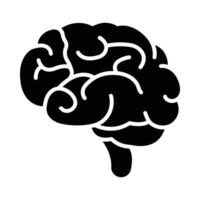 Brain Vector Glyph Icon For Personal And Commercial Use.