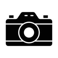 Camera Vector Glyph Icon For Personal And Commercial Use.