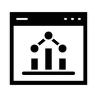 Analytics Vector Glyph Icon For Personal And Commercial Use.