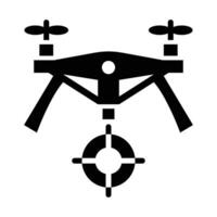 Target Vector Glyph Icon For Personal And Commercial Use.