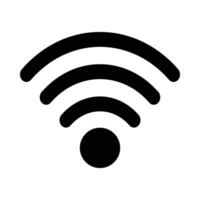 Wifi Vector Glyph Icon For Personal And Commercial Use.