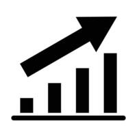 Growth Vector Glyph Icon For Personal And Commercial Use.