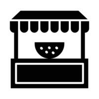 Fruit Stand Vector Glyph Icon For Personal And Commercial Use.