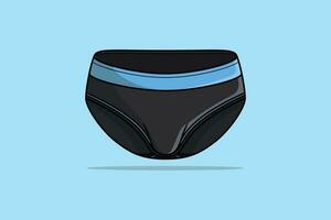 Men Underwear Boxer vector illustration. Sports and fashion objects icon concept.