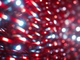 Red And White colorful glowing light pattern in background AI Generated photo