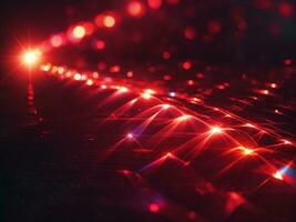 Red And White colorful glowing light pattern in background AI Generated photo