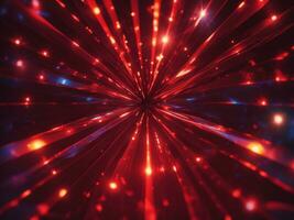 Red And White colorful glowing light pattern in background AI Generated photo