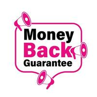 Trendy Red Label - Money Back Guaranteed vector