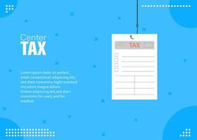 Financial statement, preparation of reports. Concept of financial report, digital accounting, audit and financial research, accounting report. Vector illustration in flat design