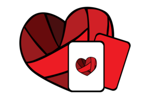 poker carte - cœur carte symbole png