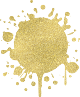 golden glänzend beflecken png