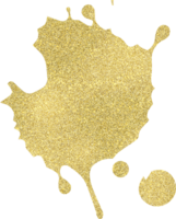 golden glänzend beflecken png