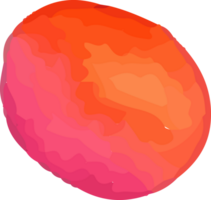 Watercolor round stain png