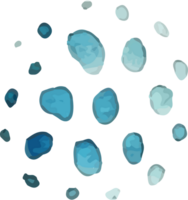 Confetti in the watercolor style png