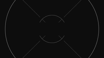 Opening dynamic and minimalist motion geometric elements. Background for scene and titles, logos. Motion abstract geometric background video