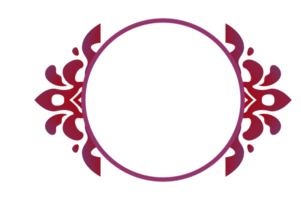Flüssigkeit Ornament Rand mit transparent Hintergrund png