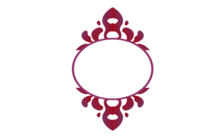 Flüssigkeit Ornament Rand mit transparent Hintergrund png