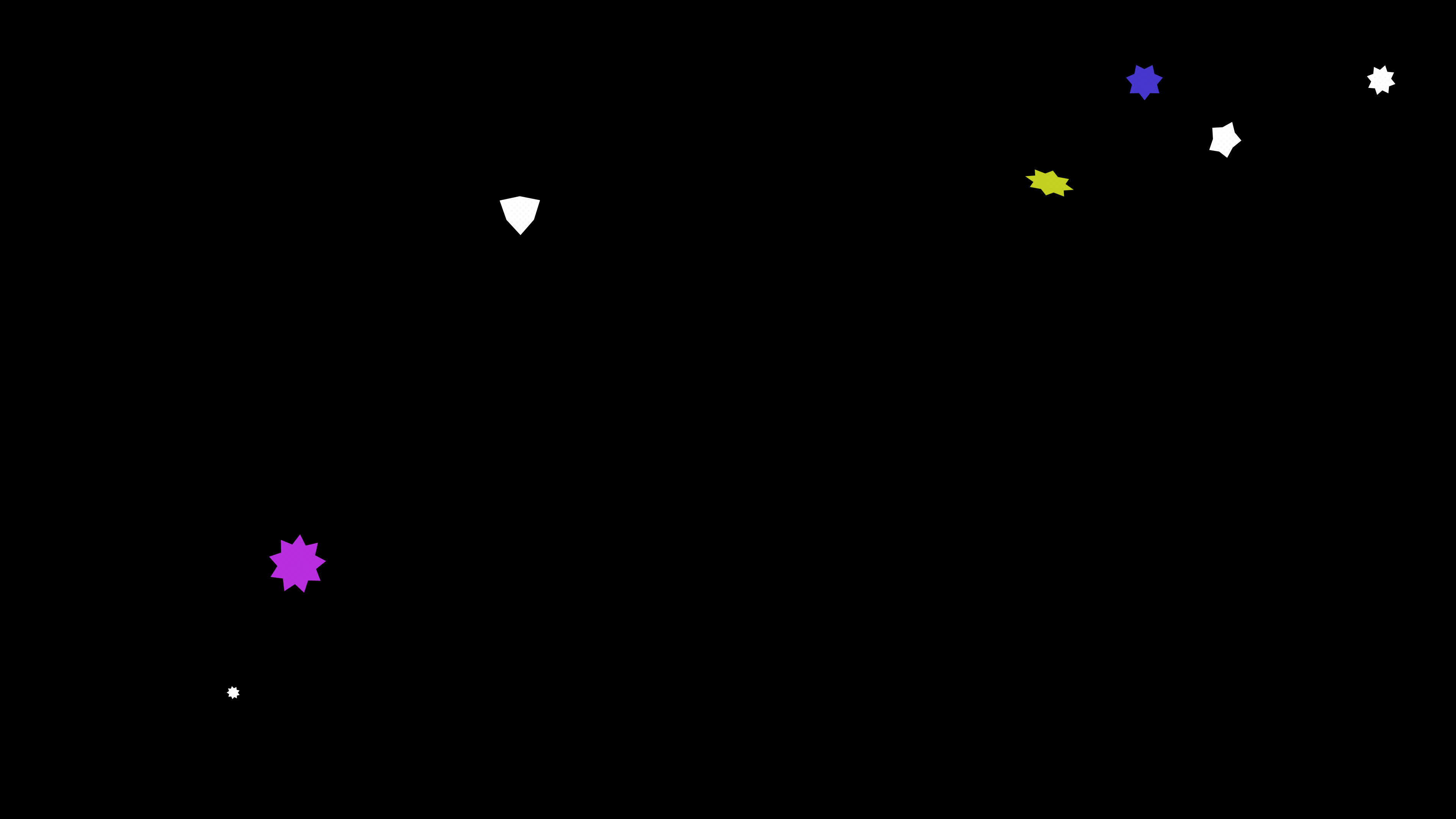 surprise confetti falling loop stars particles animation with Alpha