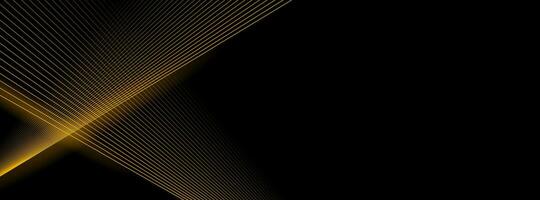 Orange minimal lines abstract futuristic tech background vector