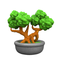 3d chinês bonsai ícone png