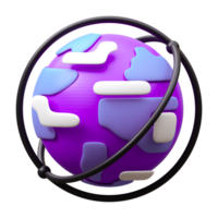 wereldwijd 3d icoon png