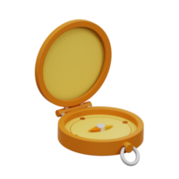 icône 3d boussole png