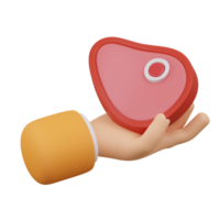 cibo donazione 3d icona png